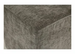 Poef Daddy 41x41cm - ribfluweel - donkergrijs