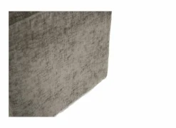 Poef Daddy 41x41cm - ribfluweel - donkergrijs