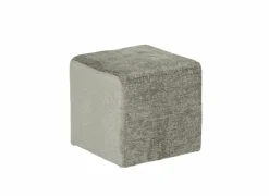 Poef Daddy 41x41cm - ribfluweel - beige