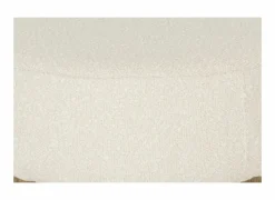 Poef Gimli Ø35cm - stof - wit