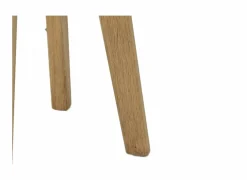 Poef Gimli Ø35cm - stof - wit