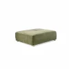 Poef Gulliver 126x126x41cm - stof - groen