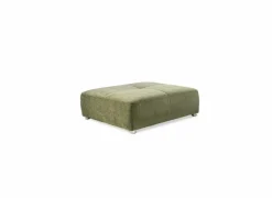 Poef Gulliver 126x126x41cm - stof - groen