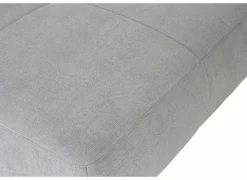 Poef Gulliver 126x126x41cm - stof - grijs