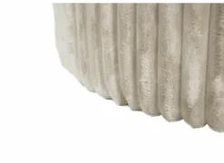 Poef Madison Ø49.5cm - corduroy - cream