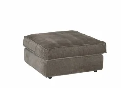 Poef Marlon 105x105x51cm - stof - bruin