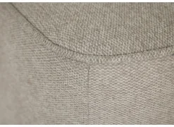 Poef Mono 47x47x51cm - stof - sepia