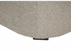 Poef Mono 47x47x51cm - stof - sepia