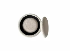 Poef Mouflon Ø52cm - bouclé - beige - set van 2