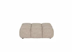 Poef Parkaway 120x120x40cm - stof - roze