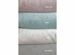 Poncho Antwerpen 80x80cm microvezel pastelgrijs