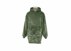 Poncho Argentina 115x80cm - microvezel - olijfgroen