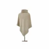 Poncho microvezel crème