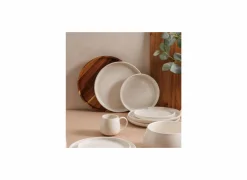 Presentatie bord Mina Ø30cm - acacia massief - bruin