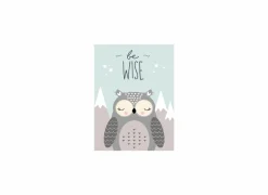 Print op canvas Be Wise 30x40cm