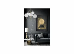 Print op canvas Luna Piena 60x90cm - zwart goud