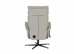 Relaxzetel 7804 elektrisch - leder - grijs