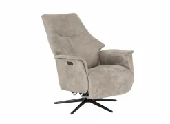 Relaxzetel 8122 elektrisch - stof - klei