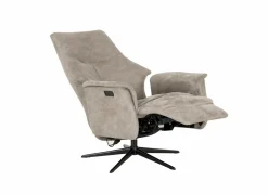 Relaxzetel 8122 elektrisch - stof - klei