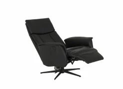 Relaxzetel 8020 leder - zwart met relax