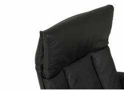 Relaxzetel 8020 leder - zwart met relax