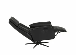 Relaxzetel 8020 leder - zwart met relax