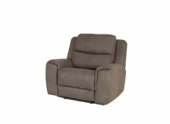 Relaxzetel Cluny stof - bruingrijs met relax