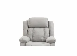 Relaxzetel Eirene elektrisch - stof - zilver