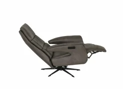 Relaxzetel elektrisch -  stof - antraciet