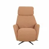 Relaxzetel Harp TVCHU  elektrisch - stof - burnt orange met 2 motoren