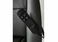 Relaxzetel Hukla elektrisch - leder - antraciet met 2 motoren