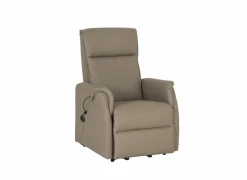 Relaxzetel Pope elektrisch - lederlook - earth