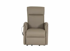 Relaxzetel Pope elektrisch - lederlook - earth