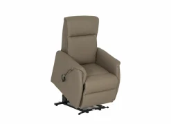 Relaxzetel Pope elektrisch - lederlook - earth