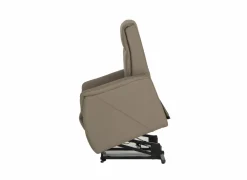 Relaxzetel Pope elektrisch - lederlook - earth