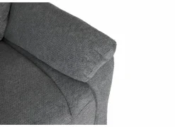 Relaxzetel Porter elektrisch - stof - grijs