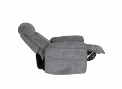 Relaxzetel Porter elektrisch - stof - grijs