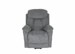 Relaxzetel Porter elektrisch - stof - grijs