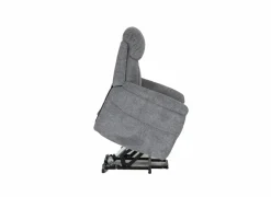 Relaxzetel Porter elektrisch - stof - grijs