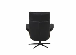 Relaxzetel Relax 7602 elektrisch - leder - zwart