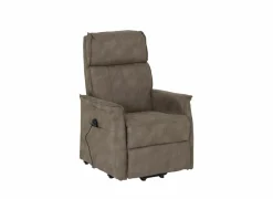 Relaxzetel Veneta elektrisch - stof - bruin