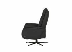 Relaxzetel 7051.57V+Z60 elektrisch - leder - zwart met large zithoogte- en diepte