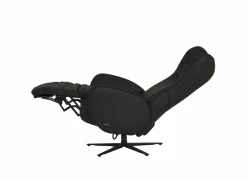 Relaxzetel 7589.22V+Z60 elektrisch - leder - zwart