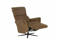 Relaxzetel Yup elektrisch - stof - bruin