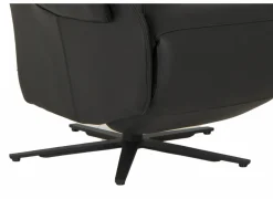 Relaxzetel Yup elektrisch - leder - zwart