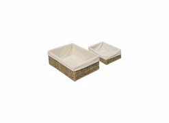 Rieten mand Seagrass 32x23,5x11,5cm