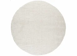 Rond tapijt Madagaskar Ø160cm - polyestervezel - wit