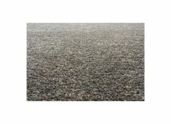 Rond tapijt Medusa Ø240cm - polyestervezel - grijs & bruin