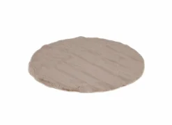 Rond tapijt Serene Ø90cm - nepbont - old rose