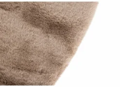 Rond tapijt Serene Ø90cm - nepbont - old rose